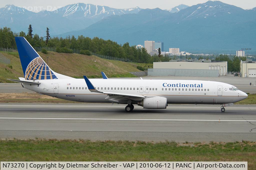 N73270, 2001 Boeing 737-824 C/N 31632, Continental Boeing 737-800