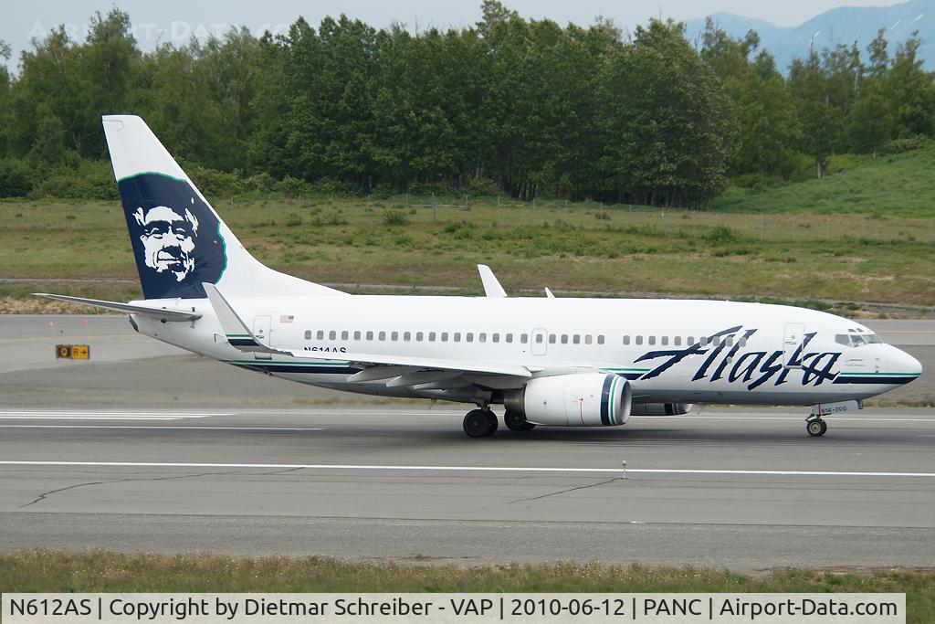 N612AS, 1999 Boeing 737-790 C/N 30162, Alaska Airlines Boeing 737-700
