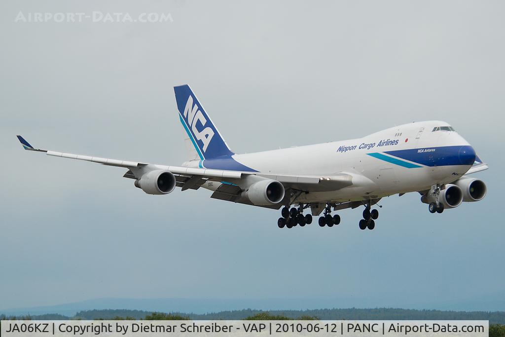 JA06KZ, 2007 Boeing 747-4KZF SCD C/N 36133, Nippon Cargo Boeing 747-400