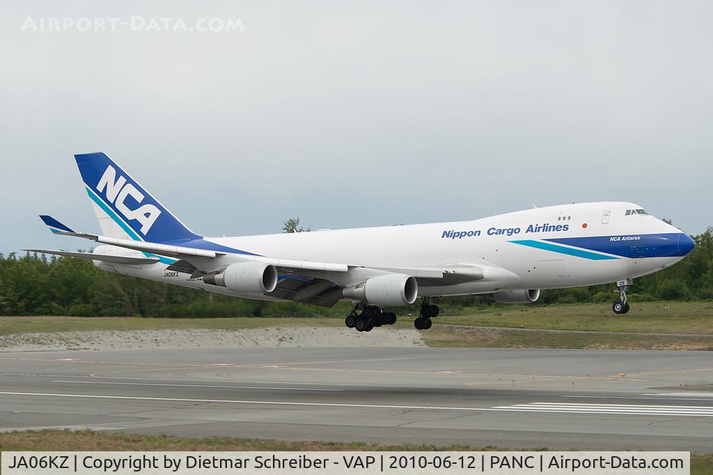 JA06KZ, 2007 Boeing 747-4KZF SCD C/N 36133, Nippon Cargo Boeing 747-400