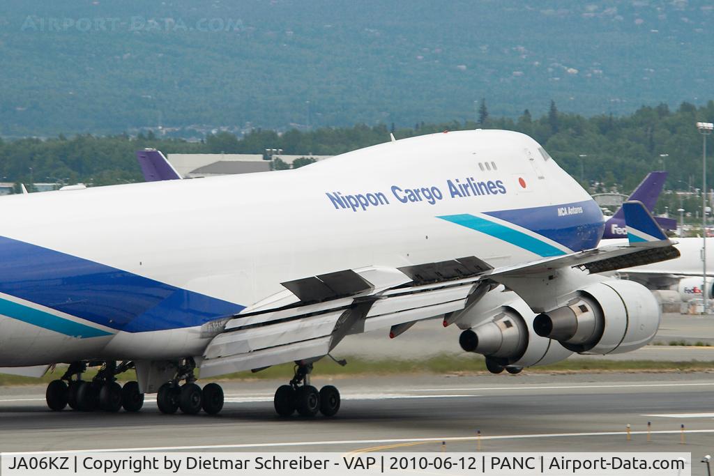 JA06KZ, 2007 Boeing 747-4KZF SCD C/N 36133, Nippon Cargo Boeing 747-400