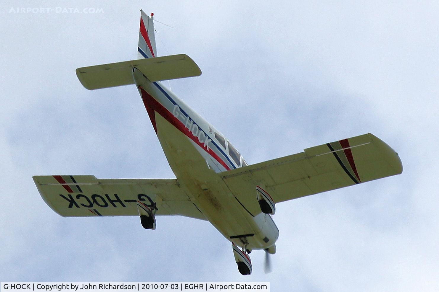 G-HOCK, 1967 Piper PA-28-180 Cherokee C/N 28-4395, Goodwood Approach over Oving