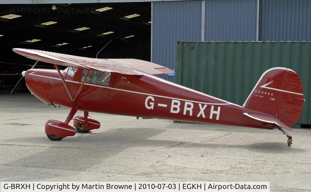 G-BRXH, 1946 Cessna 120 C/N 10462, SHOT AT HEADCORN