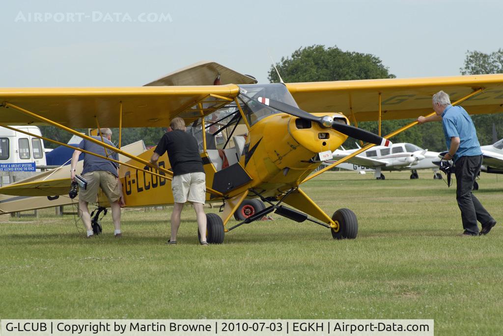 G-LCUB, 1959 Piper L-18C Super Cub (PA-18-95) C/N 18-1631, SHOT AT HEADCORN