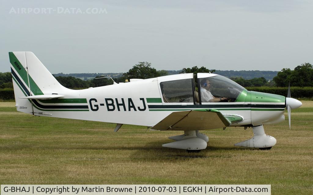 G-BHAJ, 1979 Robin DR-400-160 Chevalier C/N 1430, SHOT AT HEADCORN