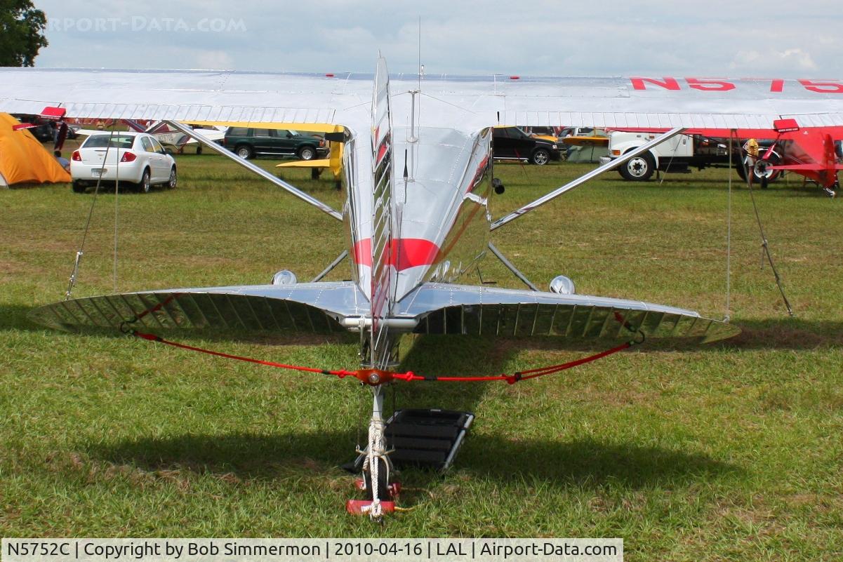 N5752C, 1950 Cessna 170A C/N 19706, Sun N Fun 2010