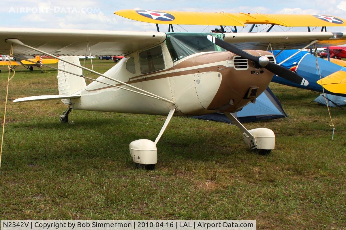 N2342V, 1948 Cessna 140 C/N 14724, Sun N Fun 2010