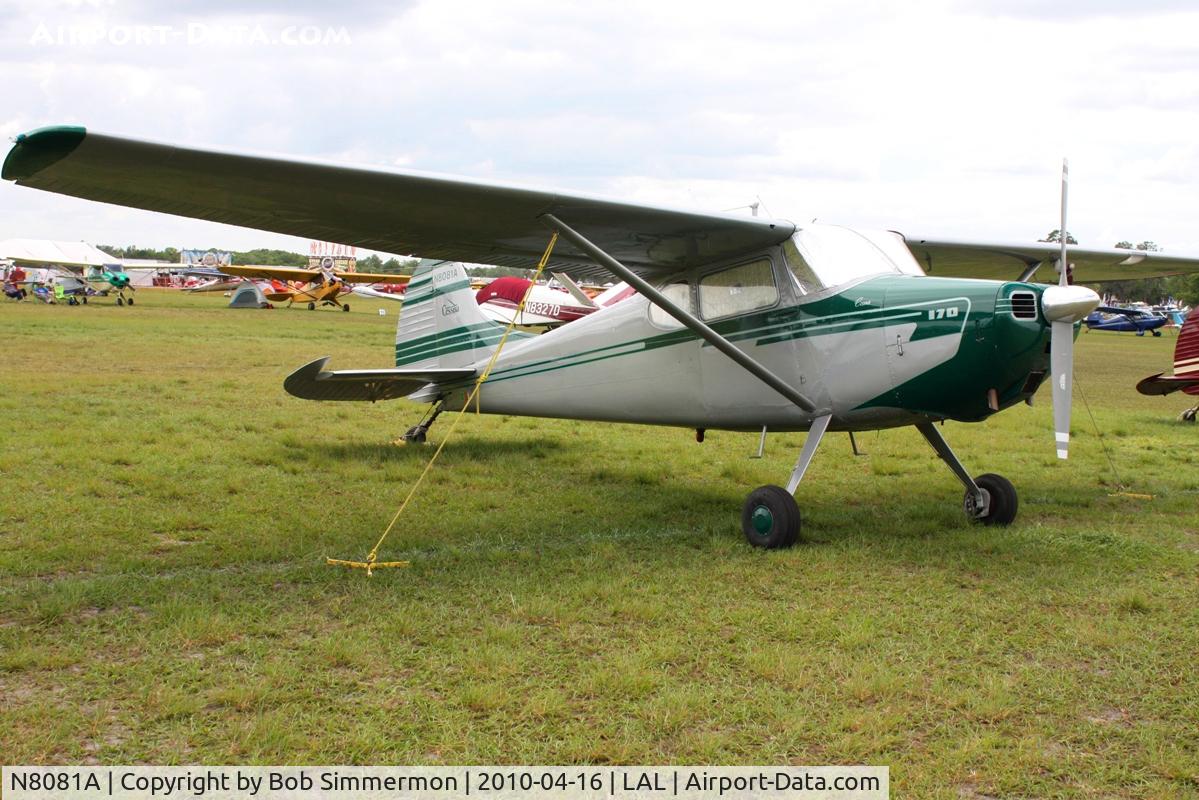 N8081A, 1952 Cessna 170B C/N 20933, Sun N Fun 2010