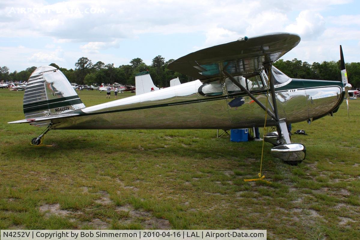 N4252V, 1948 Cessna 170 C/N 18608, Sun N Fun 2010