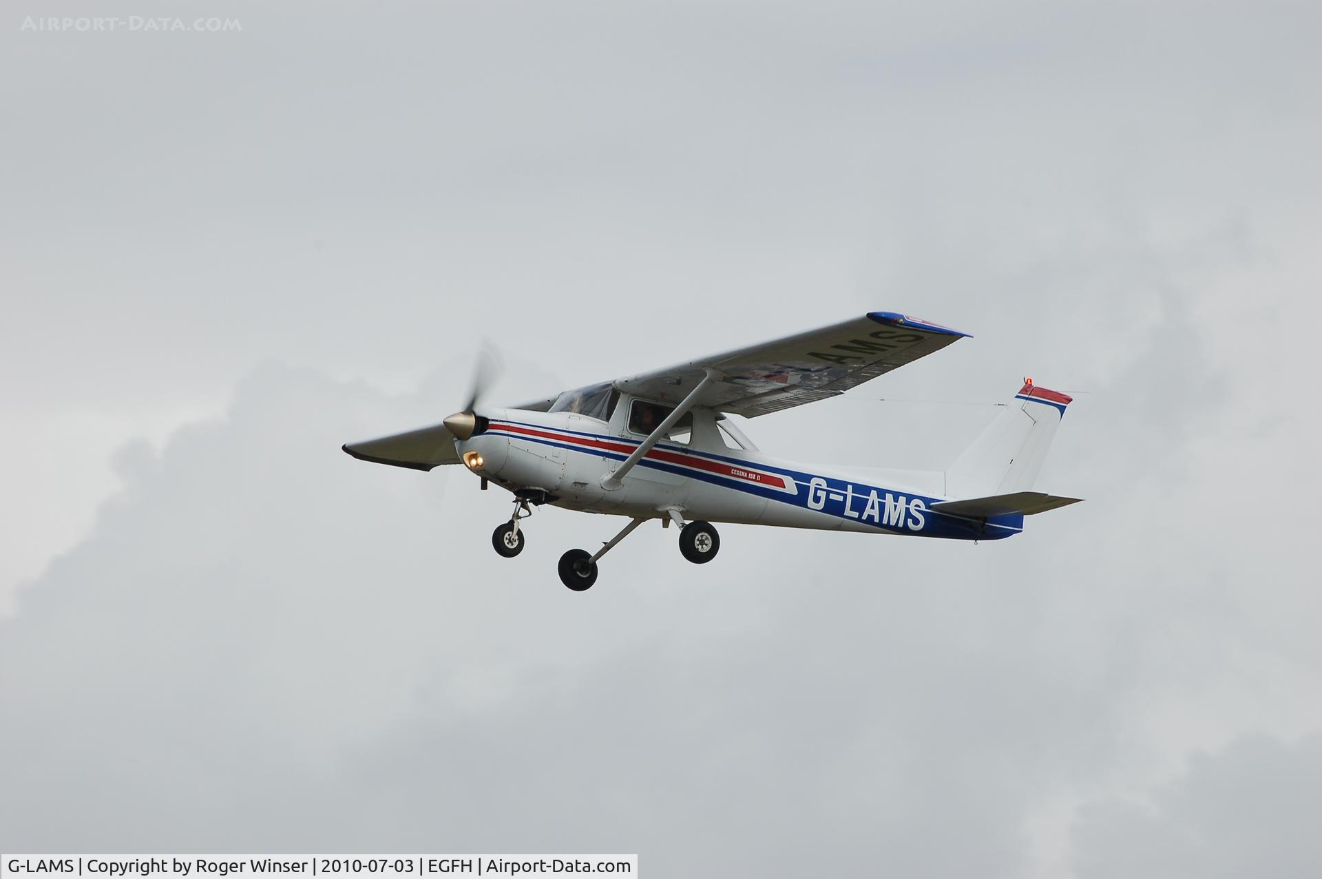 G-LAMS, 1978 Reims Cessna F152 C/N 1431, Operated by Cambrian Flying Club from Swansea Airport