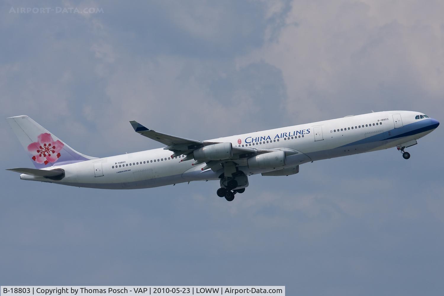 B-18803, 2001 Airbus A340-313 C/N 411, China Airlines