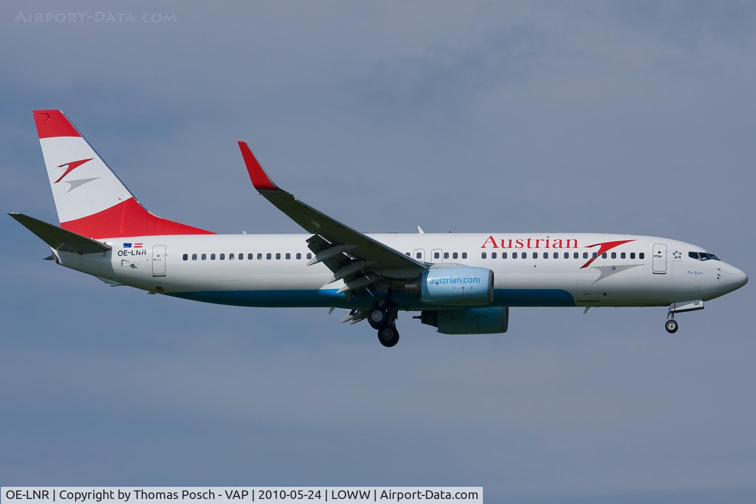 OE-LNR, 2005 Boeing 737-8Z9 C/N 33833, Austrian Airlines