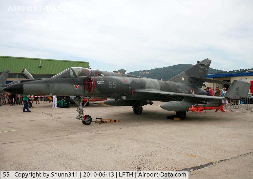 55, Dassault Super Etendard C/N 61, Static display during LFTH Open Day 2010...