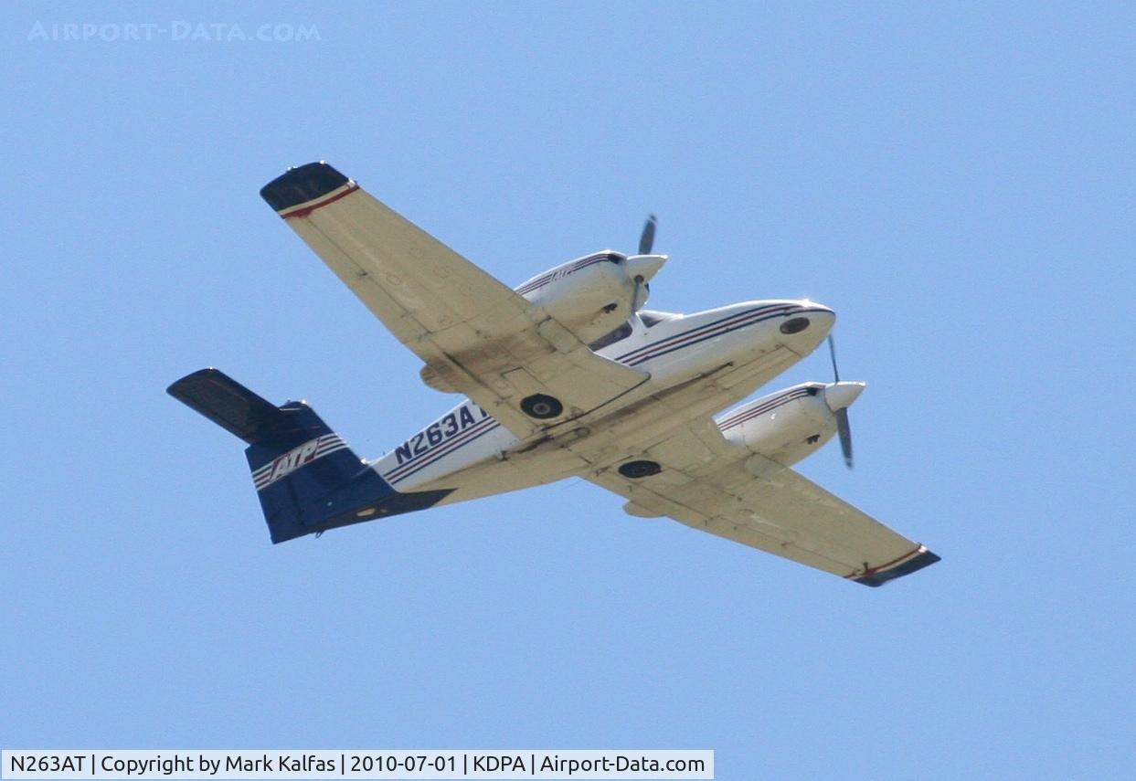 N263AT, 2001 Piper PA-44-180 Seminole C/N 4496087, AIRLINE TRANSPORT PROFESSIONALS CORP,Piper PA-44 Seminole-PA44/G, N263AT departing 15 KDPA for some pattern work.