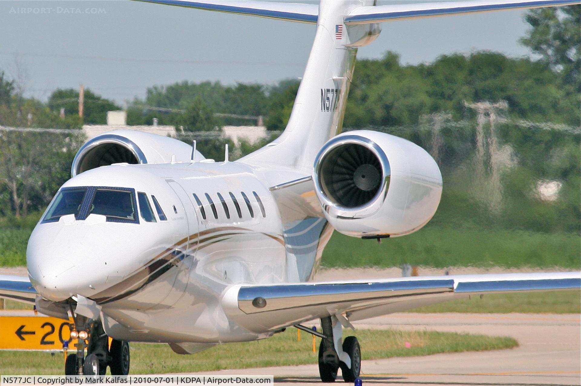 N577JC, 2000 Cessna 750 Citation X Citation X C/N 750-0122, Calamos Cessna 750 Citation X, operating as Delta Air Elite Business Jets 