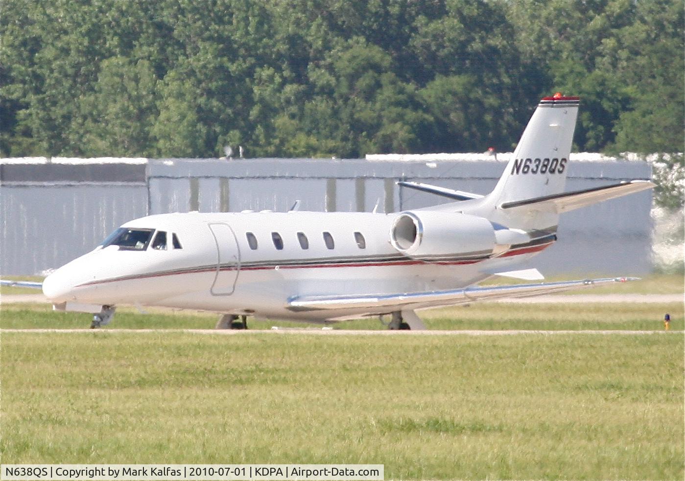 N638QS, 2004 Cessna 560XL C/N 560-5363, NetJets Cessna 560XL Excel, N638QS taxiing to the ramp KDPA after arriving from KBNA.