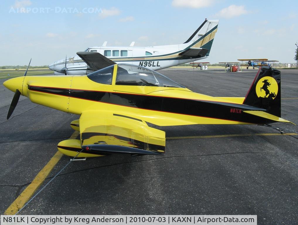 N81LK, 1981 Bushby Mustang II C/N MII-579, On the line.