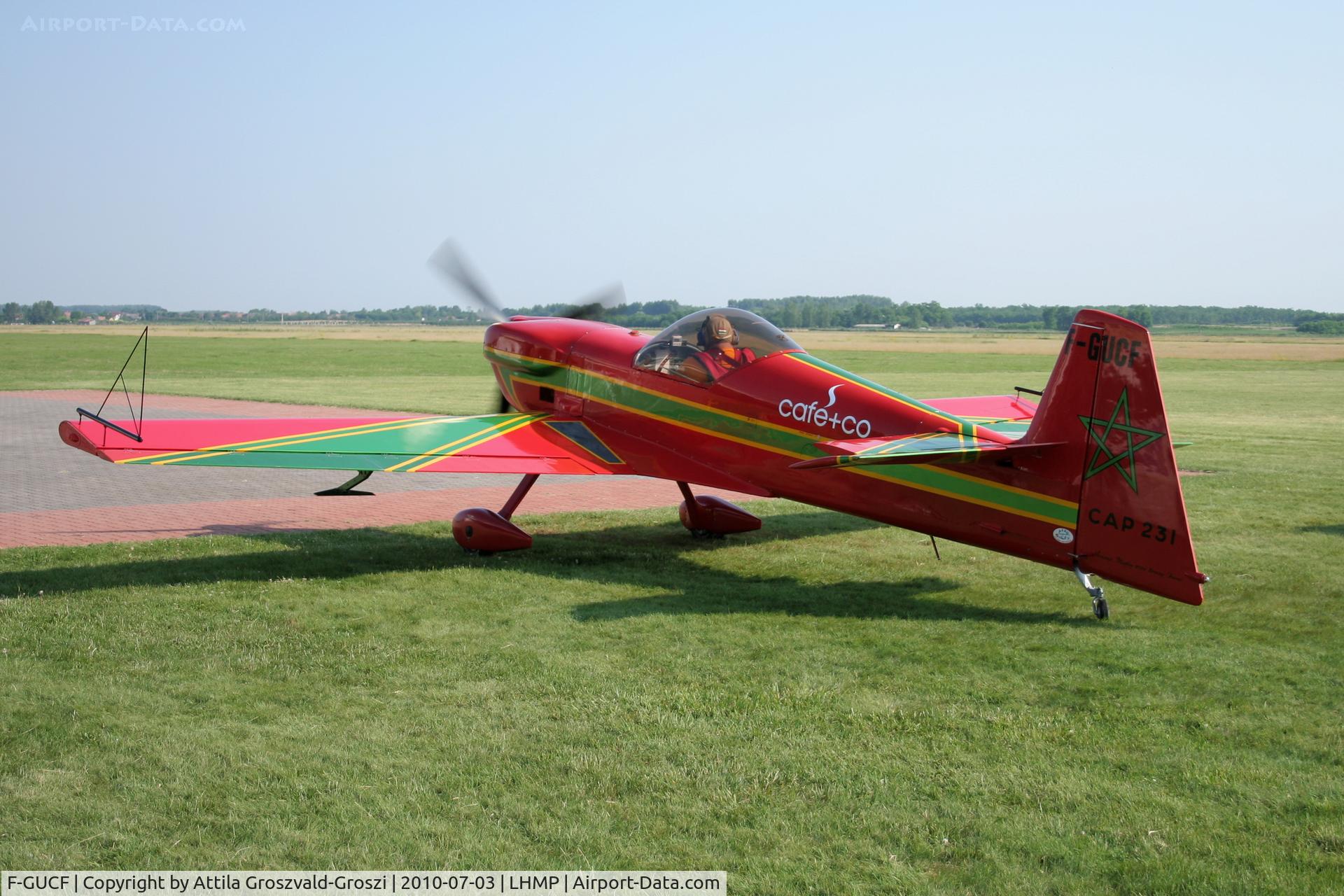 F-GUCF, Mudry CAP-231 C/N 09, Kecskemét-Matkó Airport, Hungary.
