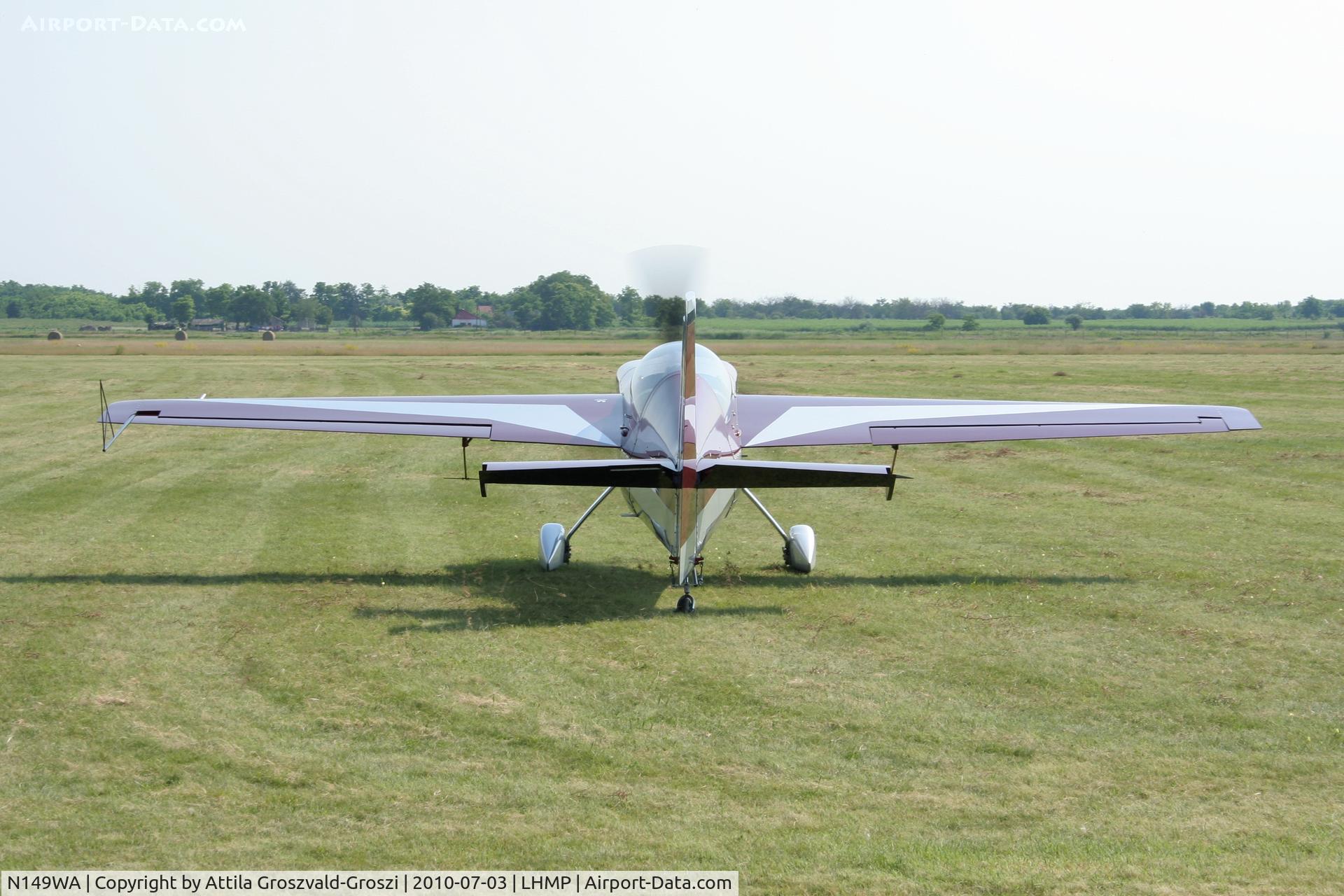 N149WA, Zivko Edge 540T C/N 2021, Kecskemét-Matkó Airport, Hungary.