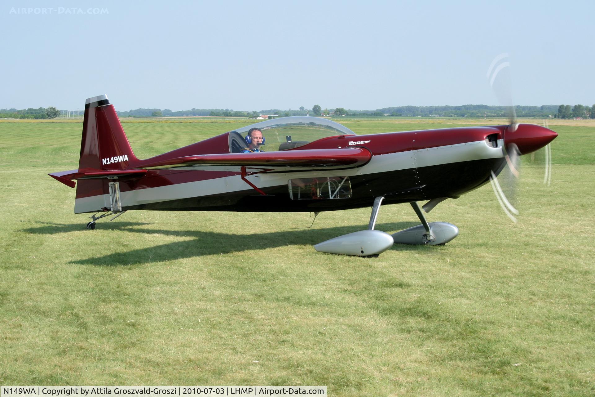 N149WA, Zivko Edge 540T C/N 2021, Kecskemét-Matkó Airport, Hungary.