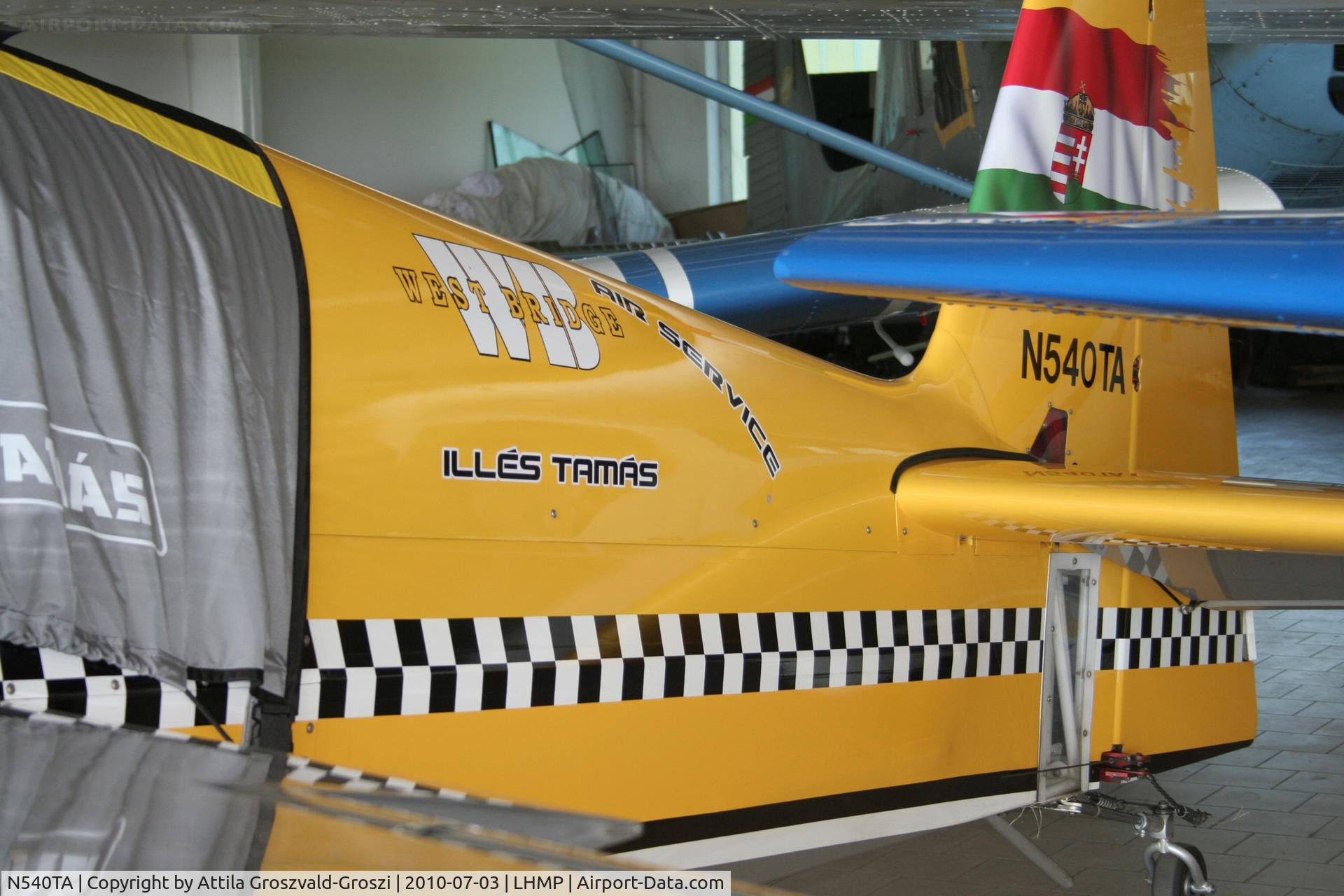 N540TA, 2003 Zivko Edge 540-T C/N 2017, Kecskemét-Matkó Airport, Hungary. Illés Tamás airplane.