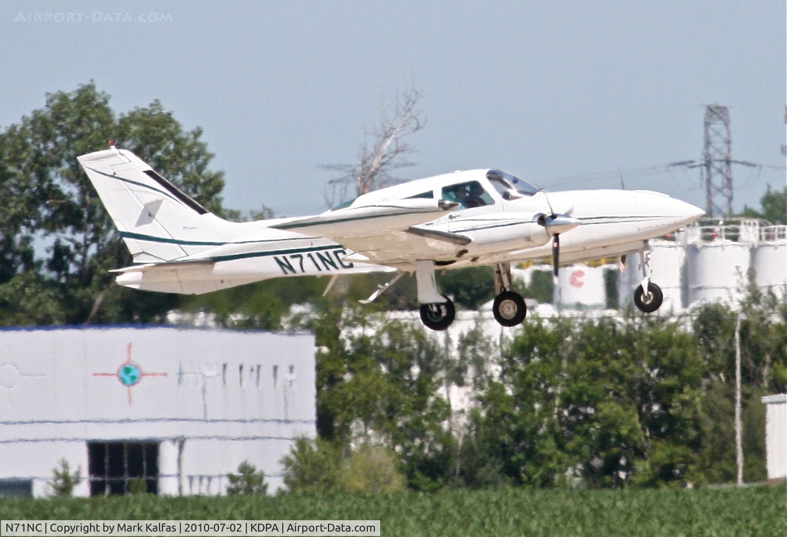 N71NC, 1978 Cessna 310R C/N 310R1426, CESSNA 310R N71NC departing 20R KDPA.