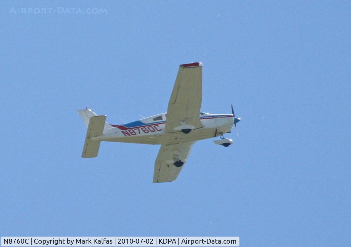N8760C, 1976 Piper PA-28-151 C/N 28-7615126, Piper PA-28 Cherokee, N8769C DEPARTING 20L KDPA.