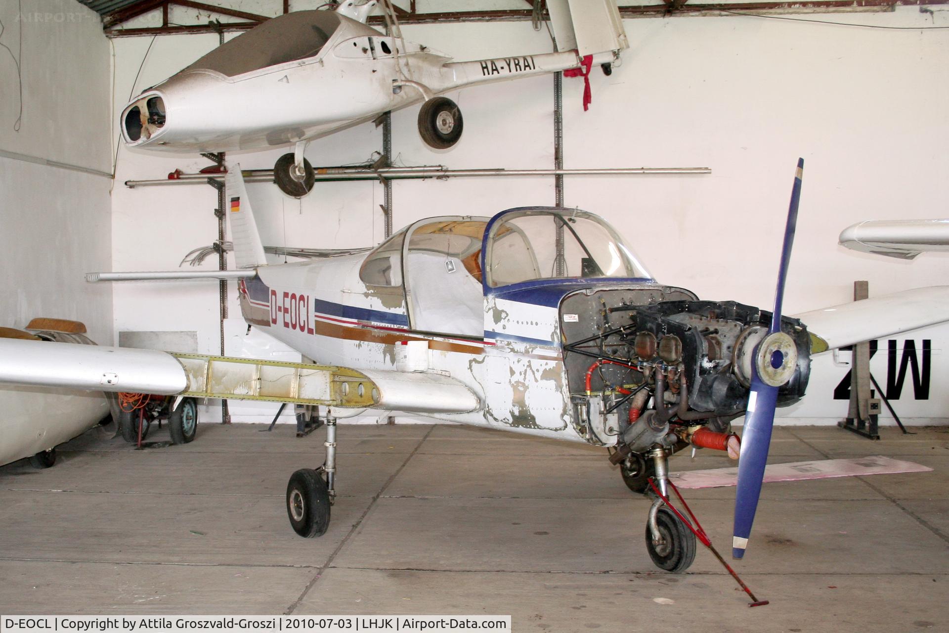 D-EOCL, 1971 Fuji FA-200-160 Aero Subaru C/N 149, Jakabszállás Airport, Hungary - Hangar.