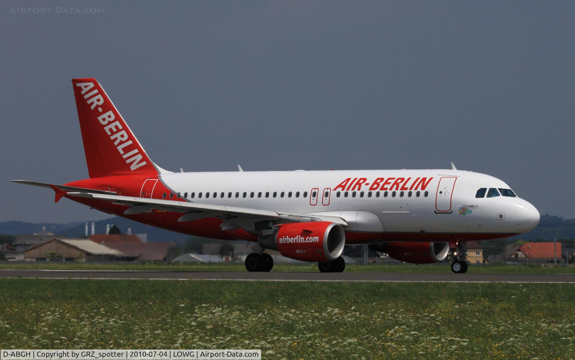 D-ABGH, 2007 Airbus A319-111 C/N 3245, Air Berlin A319