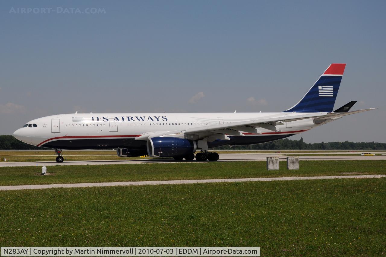 N283AY, 2009 Airbus A330-243 C/N 1076, US Airways