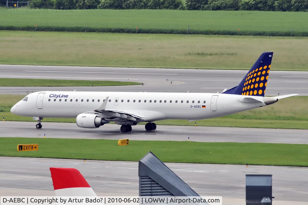 D-AEBC, 2009 Embraer 195LR (ERJ-190-200LR) C/N 19000320, CityLine