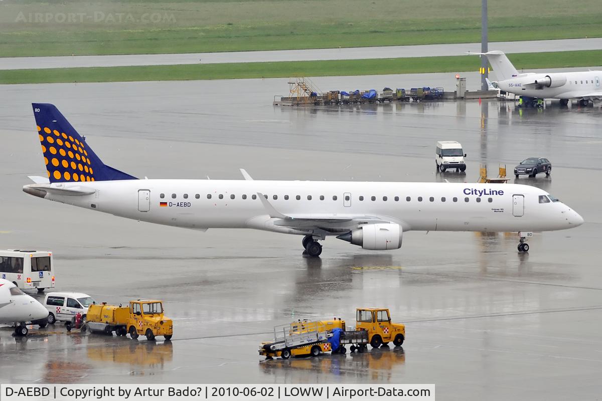 D-AEBD, 2009 Embraer 195LR (ERJ-190-200LR) C/N 19000324, CityLine
