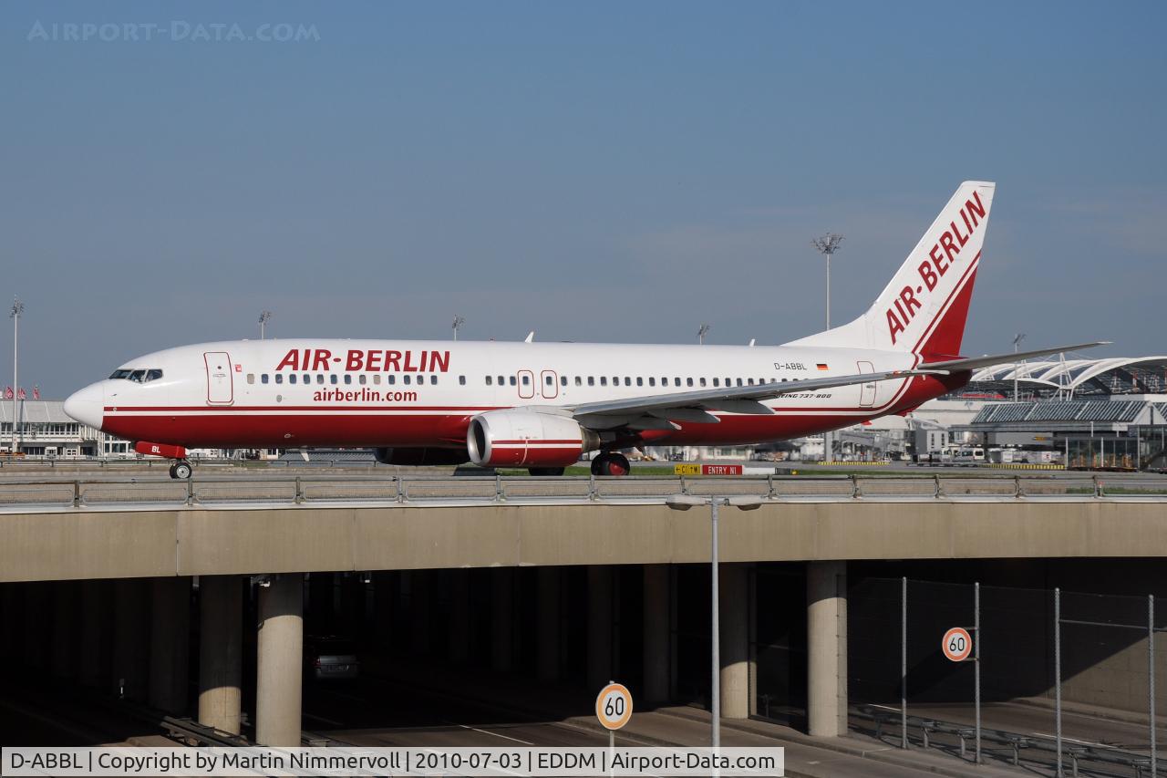D-ABBL, 1998 Boeing 737-85F C/N 28821, Air Berlin