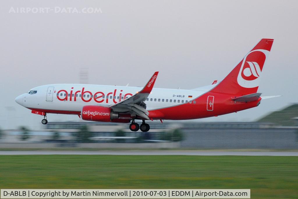 D-ABLB, 2008 Boeing 737-76J C/N 36115, Air Berlin