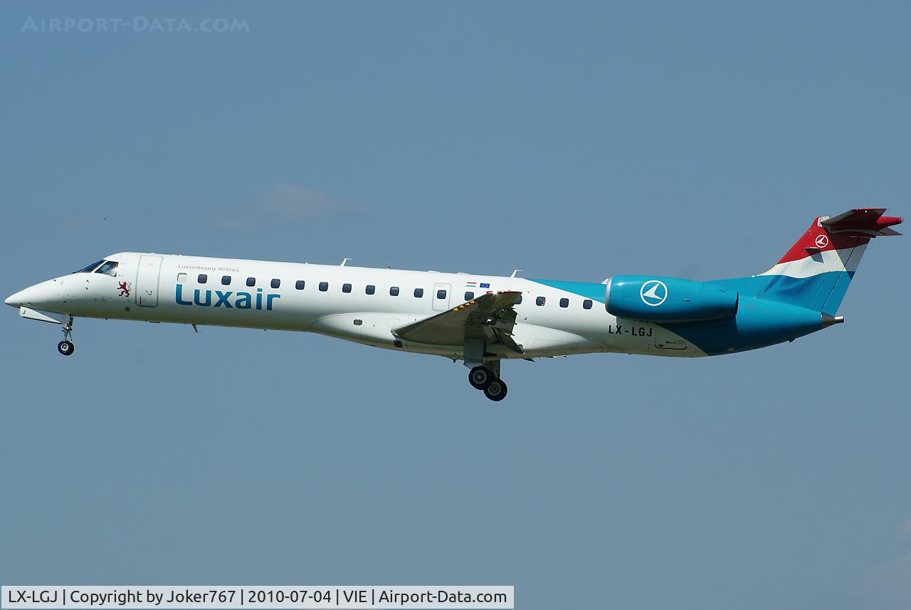 LX-LGJ, 2001 Embraer EMB-145LU (ERJ-145LU) C/N 145395, Luxair