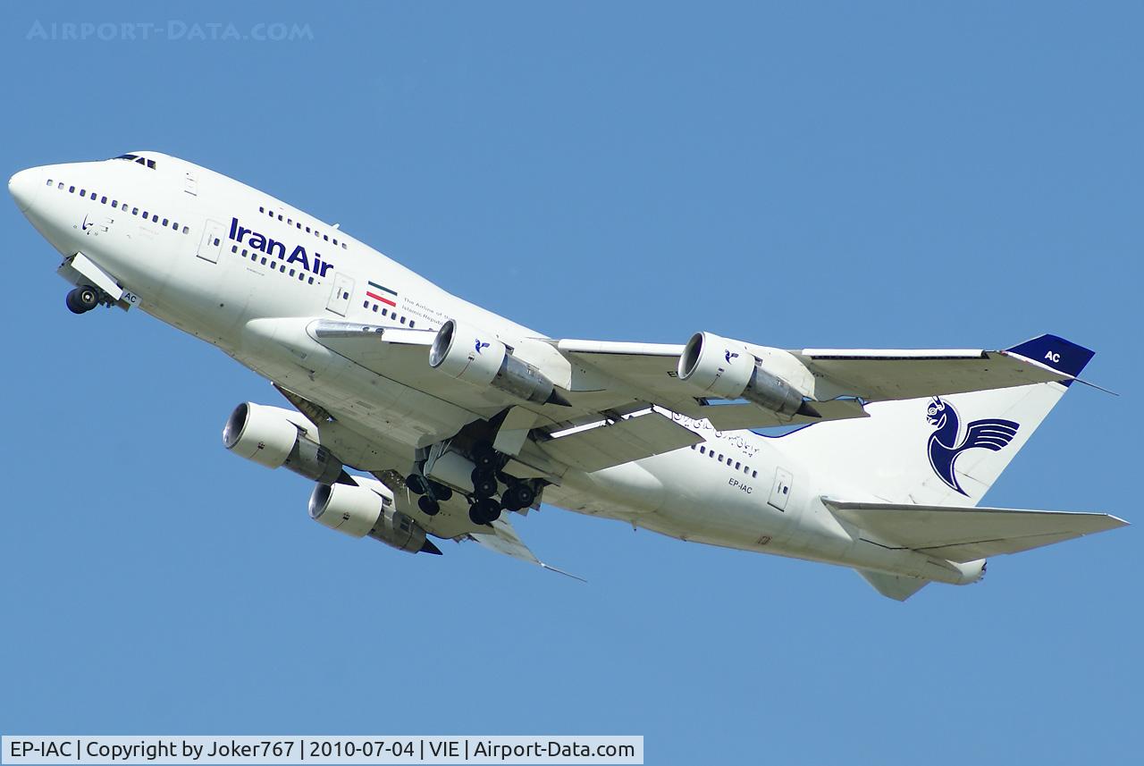 EP-IAC, 1977 Boeing 747SP-86 C/N 21093, Iran Air