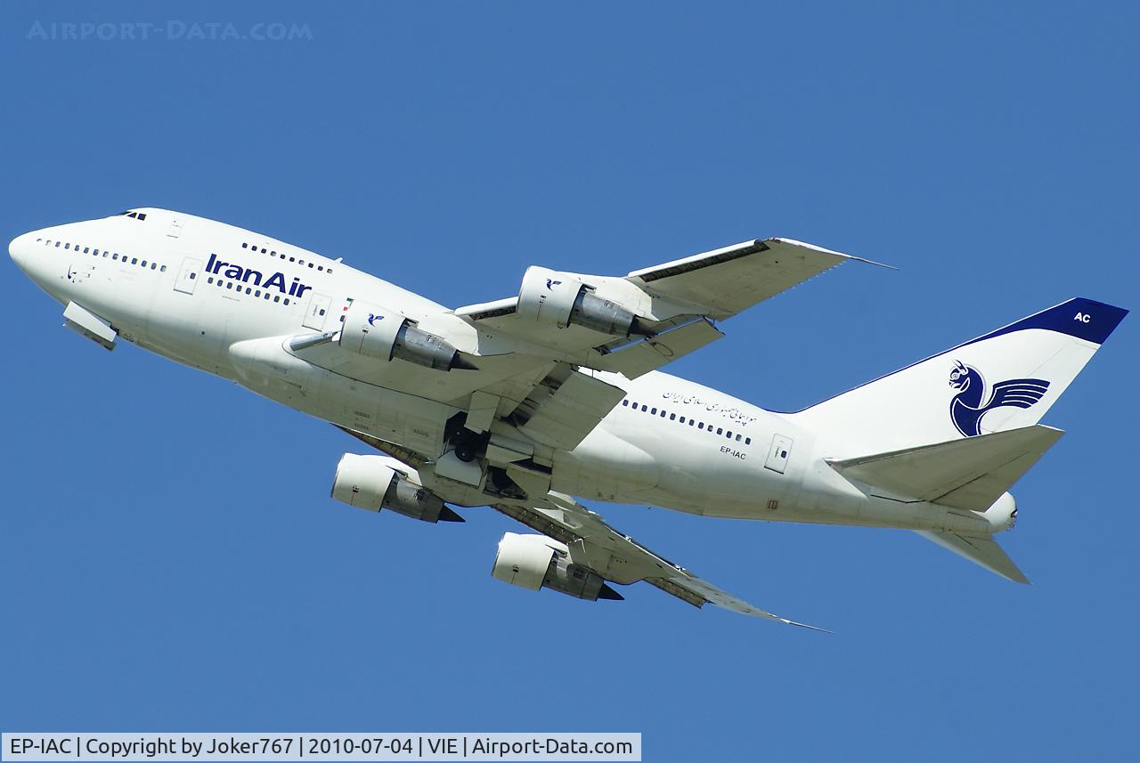 EP-IAC, 1977 Boeing 747SP-86 C/N 21093, Iran Air