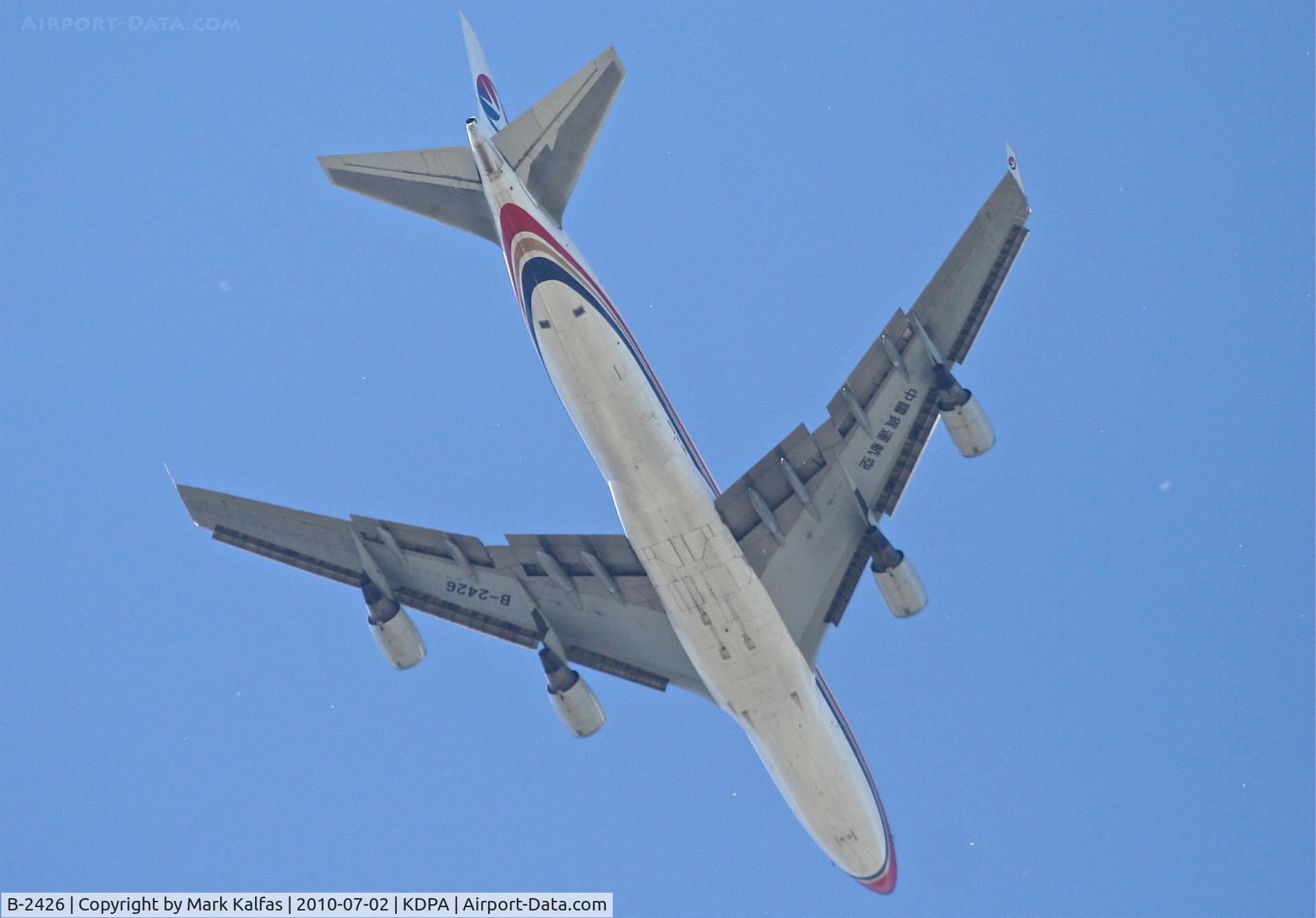B-2426, 2007 Boeing 747-40BF/ER/SCD C/N 35208/1392, China Cargo Airlines Boeing 747-40B, 