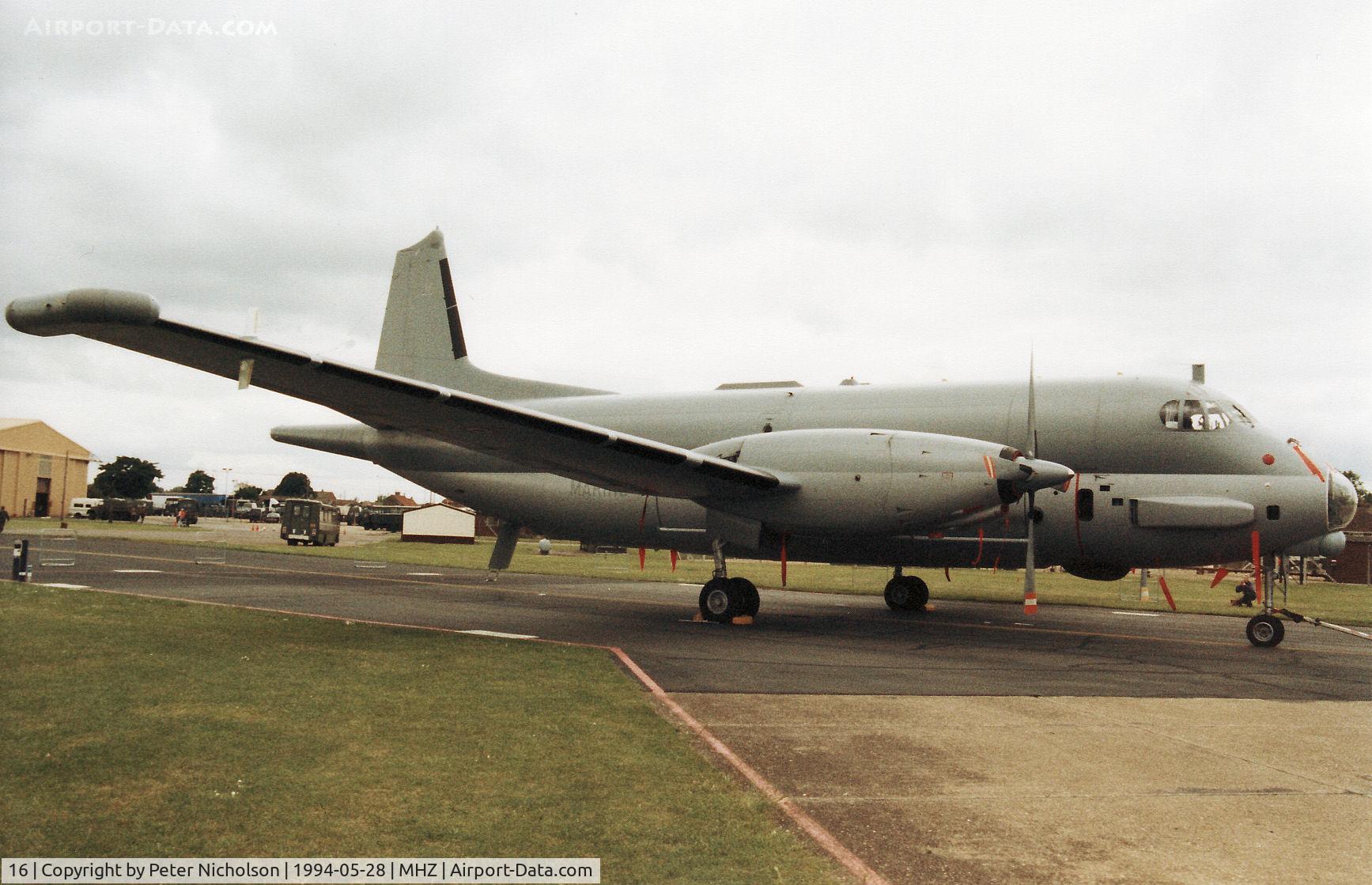 16, Dassault ATL-2 Atlantique 2 C/N 16, Atlantique 2 of 24 Flotille French Aeronavale on display at the 1994 RAF Mildenhall Air Fete.