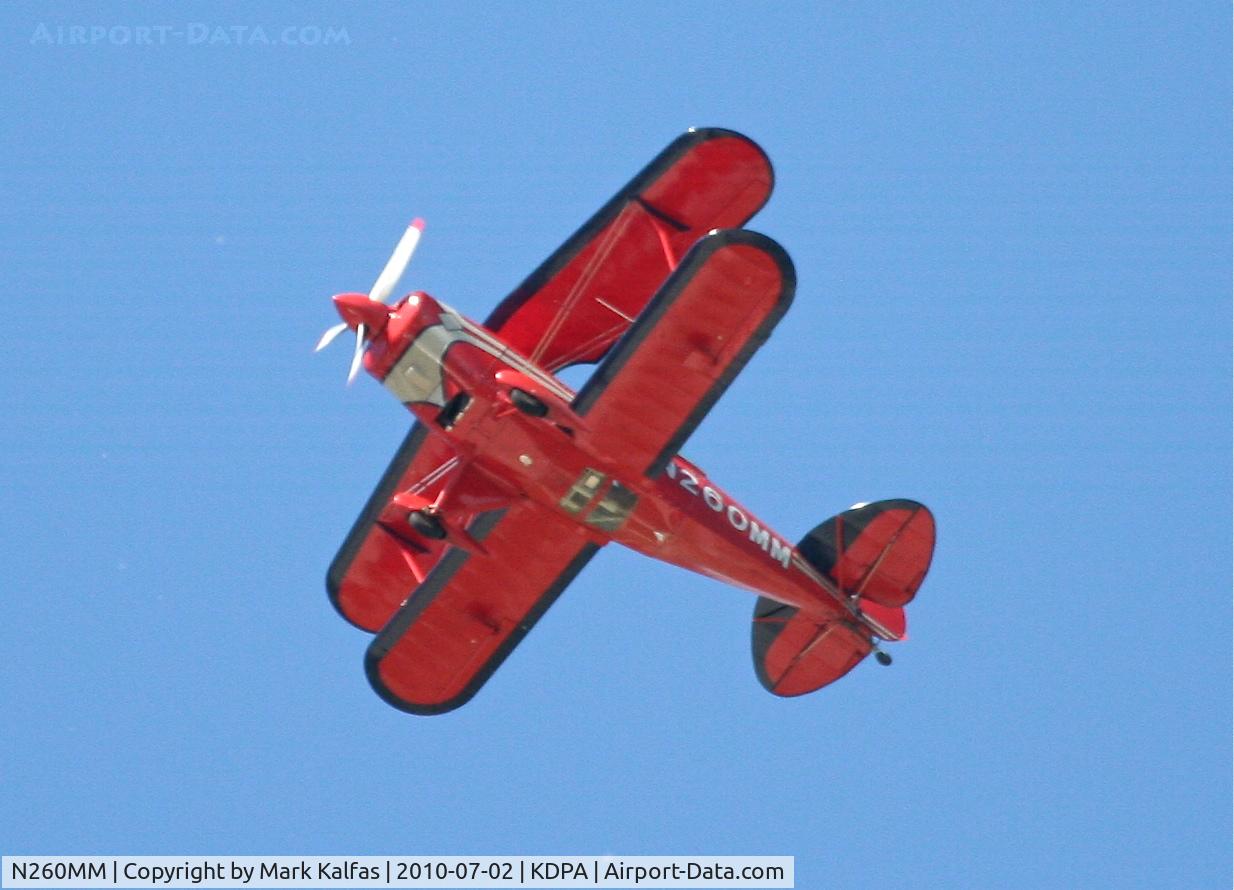 N260MM, 1990 Christen Pitts S-2B Special C/N 5186, TRAVEL EXPRESS AVIATION PITTS S-2B, N260MM departing RWY 15 KDPA doing some pattern work.