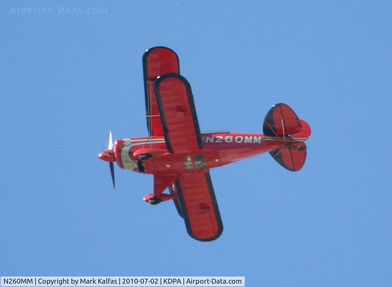 N260MM, 1990 Christen Pitts S-2B Special C/N 5186, TRAVEL EXPRESS AVIATION PITTS S-2B, N260MM departing RWY 15 KDPA doing some pattern work.