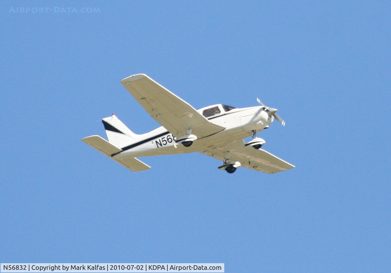 N56832, 1973 Piper PA-28-151 C/N 28-7415016, Piper PA-28 Cherokee, N56832 departing 20R KDPA.
