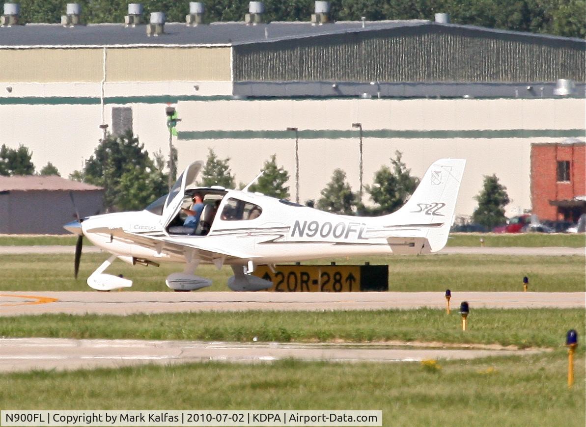 N900FL, 2003 Cirrus SR22 C/N 0516, Cirrus SR22, N900FL arriving KDPA from KFTY.