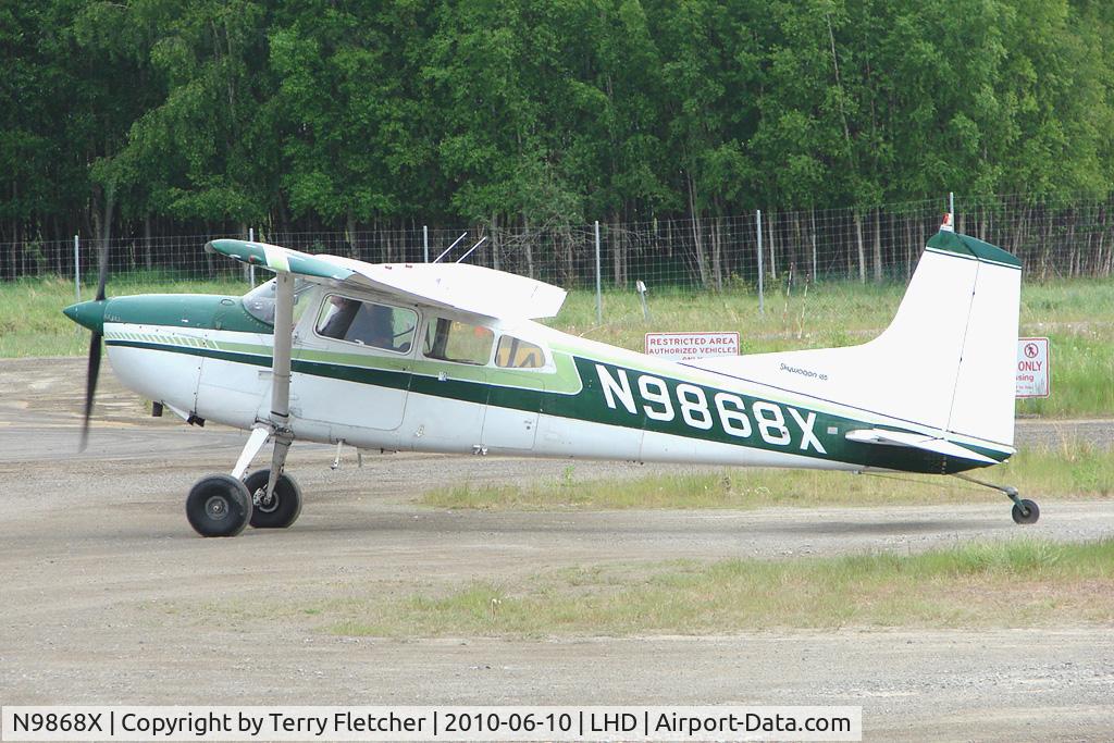 N9868X, 1961 Cessna 185 Skywagon C/N 185-0068, 1961 Cessna 185, c/n: 185-0068 at Lake Hood landstrip