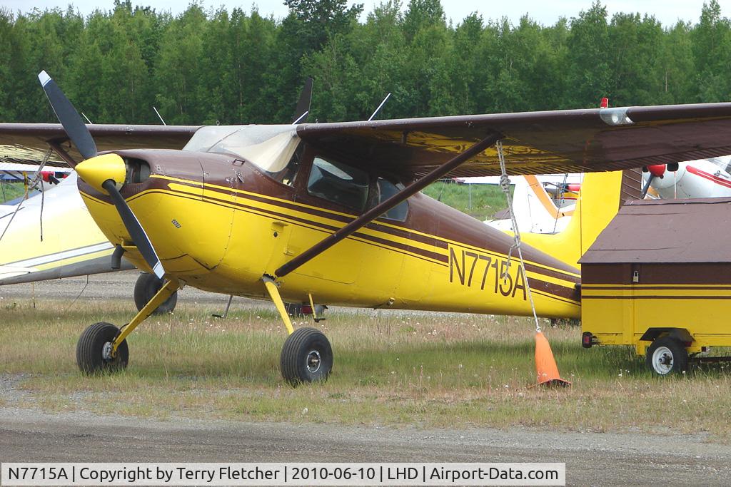 N7715A, 1956 Cessna 180 C/N 32612, 1956 Cessna 180, c/n: 32612 at Lake Hood