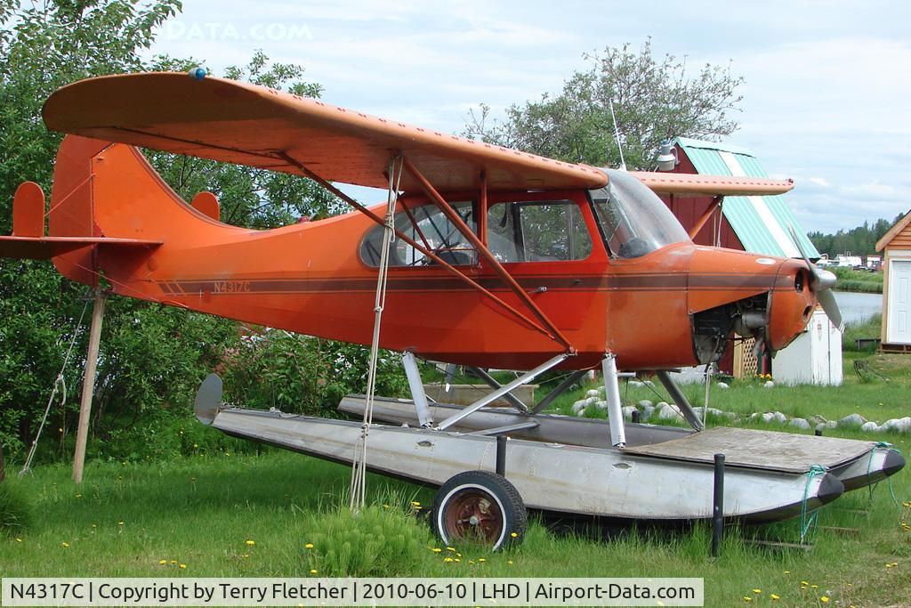 N4317C, 1955 Champion 7EC C/N 7EC-318, 1955 Champion 7EC, c/n: 7EC-318 at Lake Hood