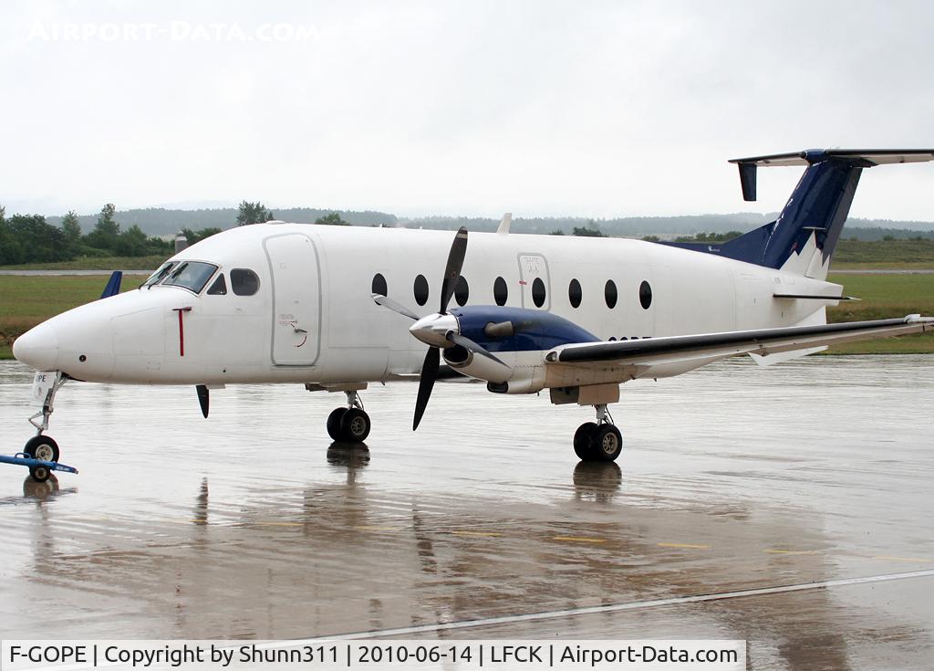 F-GOPE, 1994 Beech 1900D C/N UE-103, Parked in front of the terminal...