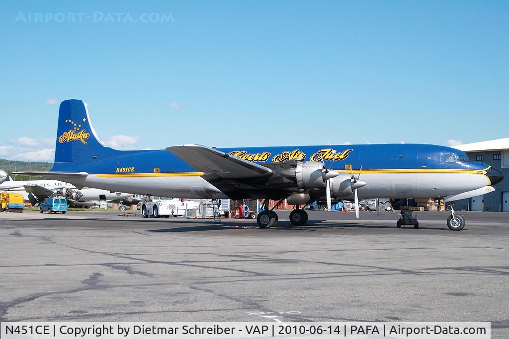 N451CE, 1953 Douglas R6D-1 (DC-6A) C/N 43712, Everts AIr Fuel DC6