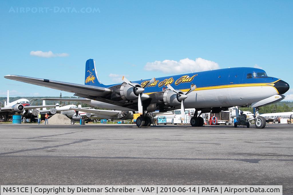 N451CE, 1953 Douglas R6D-1 (DC-6A) C/N 43712, Everts Air Fuel DC6