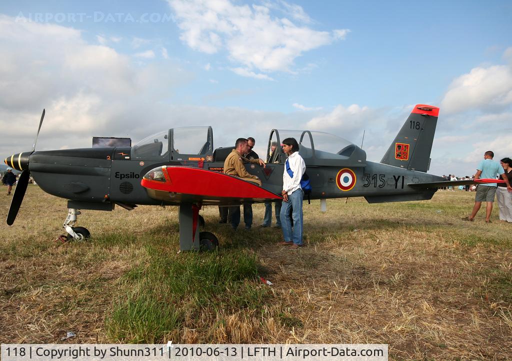 118, Socata TB-30 Epsilon C/N 118, Static display during LFTH Open Day 2010...